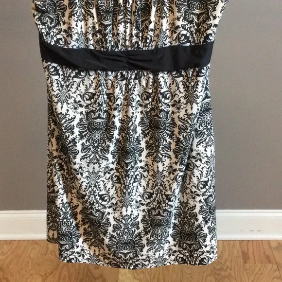M ND Intimates damask cap sleeve lounge dress - Picture 7 of 15
